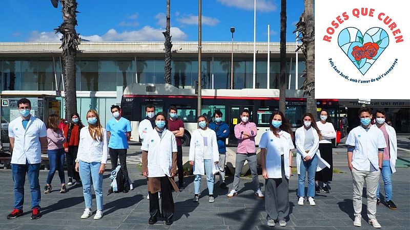 Más cerca - Rosas solidarias para vivir Sant Jordi desde el hospital - Más cerca