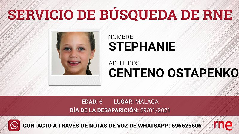 Servicio de búsqueda - Stephanie y Leonardo Centeno, desaparecidos en Málaga - Escuchar ahora
