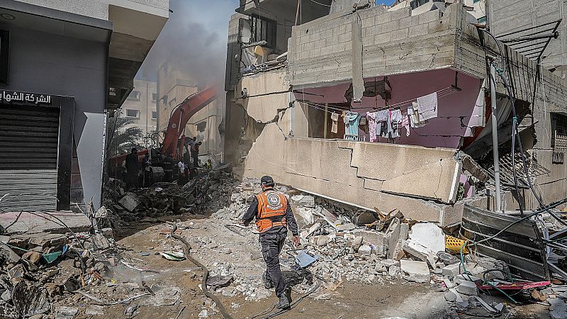 14 horas Fin de Semana - Se intensifica la violencia en Gaza tras siete días de enfrentamientos: los muertos se acercan a los 190