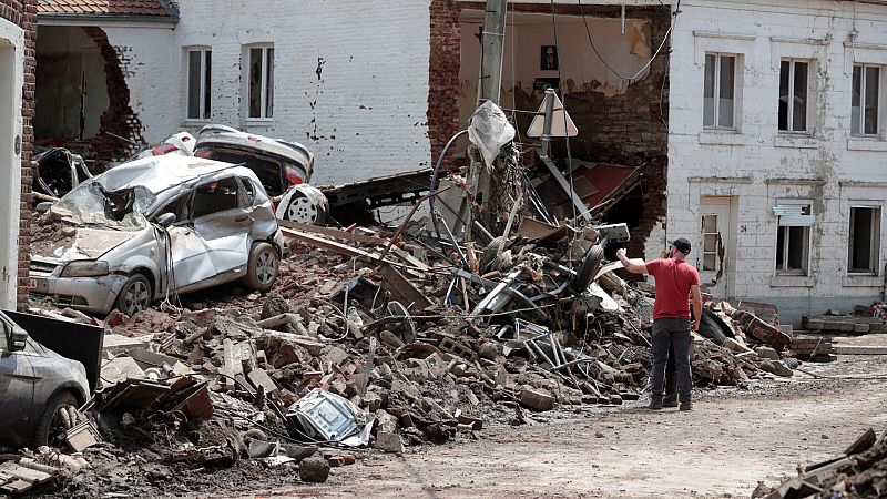 24 horas - Miles de hogares siguen sin luz en Bélgica tras las inundaciones: "Ha sido una catástrofe"