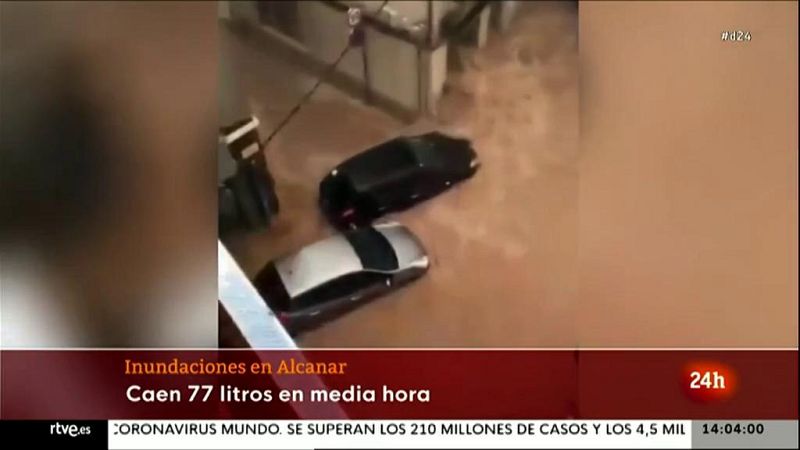 Edició Migdia 01/09/2021 - Inundacions al sud de Catalunya pels forts aiguats