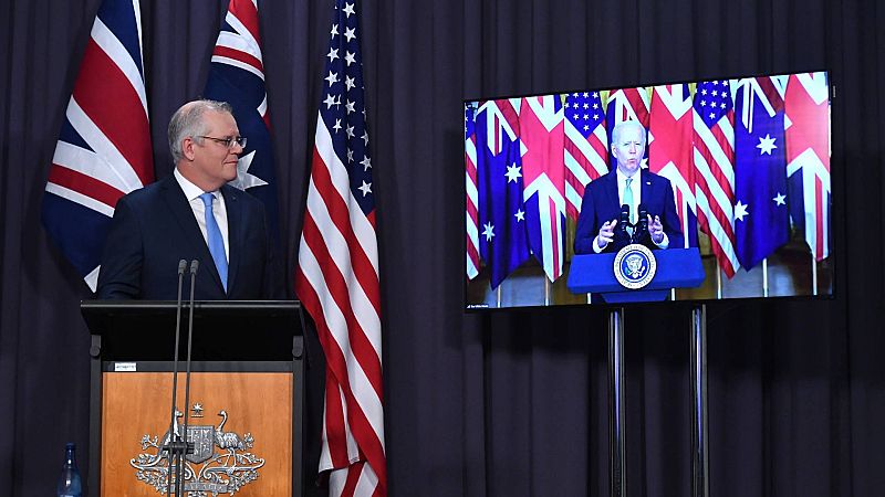 Cinco Continentes - AUKUS: Estados Unidos, Reino Unido y Australia buscan frenar el poderío militar de China.