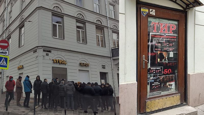 14 horas - RNE en Ucrania | Colas bajo cero para poder comprar un arma en Leópolis