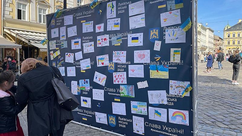 14 horas - Leópolis expone dibujos enviados por niños españoles