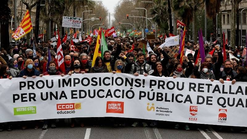 La comunitat educativa convoca una mobilització unitària