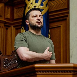 Zelenski antes y despus de la guerra