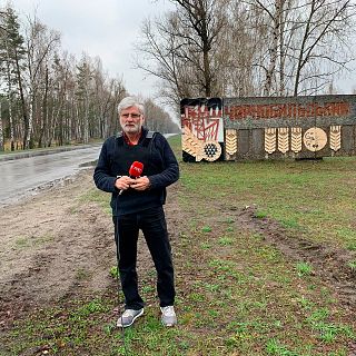 Fran Sevilla, 73 das informando en el centro de la guerra