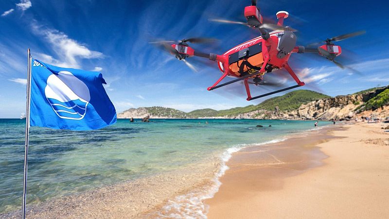 Marca España - Drones españoles para salvamento y seguridad en las playas - 31/08/22