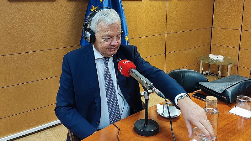 Las Mañanas de RNE - Didier Reynders ve "voluntad" de renovar el CGPJ: "Espero que antes del segundo semestre de 2023 se hayan hecho las reformas"