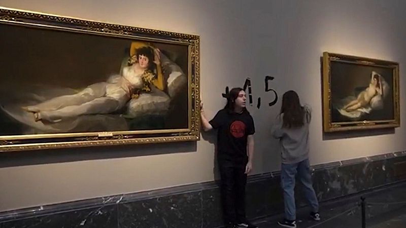 24 horas fin de semana - Ataque a 'Las Majas' de Goya: "Queremos proteger a las próximas generaciones para que sigan disfrutando de este arte"