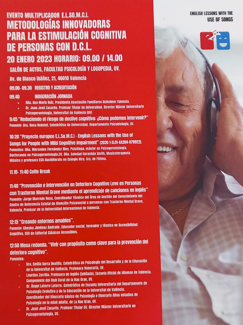 Aprender canciones en inglés para combatir el Alzheimer 20/01/23 - escuchar ahora