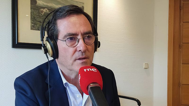 Las Mañanas de RNE con Íñigo Alfonso - Antonio Garamendi (CEOE) sobre la reforma de las pensiones: "Parece ser un planteamiento a muy corto plazo" - Escuchar ahora