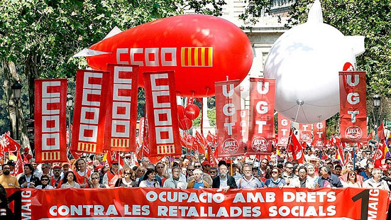CCOO i UGT presenten les mobilitzacions per l'1 de maig
