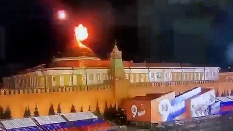 Cinco Continentes - Rusia denuncia un ataque ucraniano contra el Kremlin