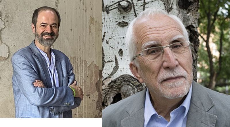 918. Biblioteca Pública - Diálogo con Luis Mateo Díez y Juan Villoro en el marco de Benengeli 2023, la semana internacional de las letras en español del Instituto Cervantes