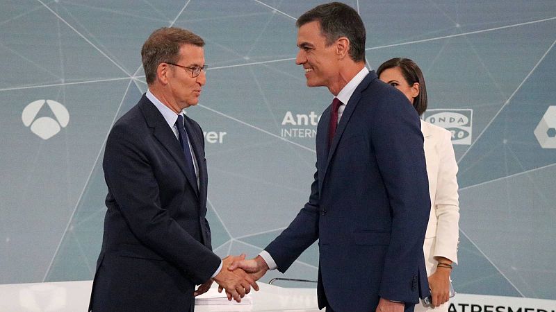 Debat carregat de retrets entre S�nchez i Feij�o