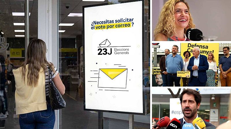 El vot per correu centra els missatges del set� dia de campanya