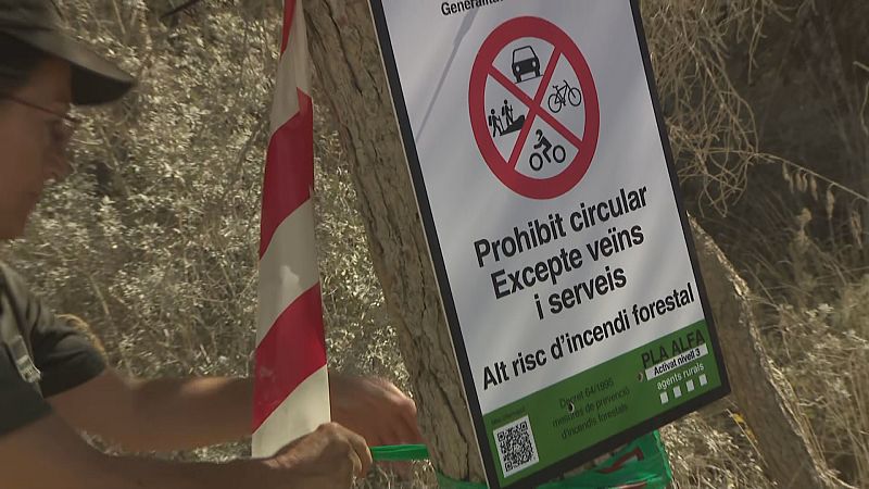 Es manté el risc d'incendis al sud de Catalunya tot i les pluges