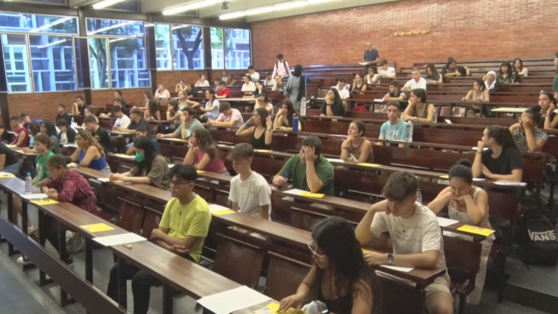 Comença la PAU de setembre, marcada per l'increment de matriculats