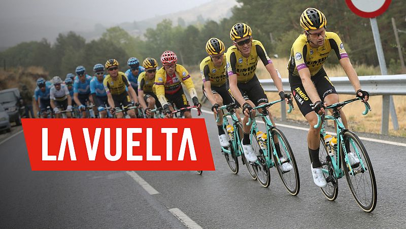 El actual líder de la Vuelta se muestra satisfecho con el trabajo de su equipo al término de la 13ª etapa (10/09/2010)
