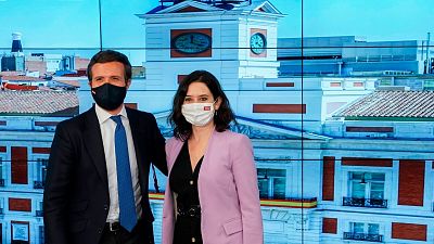 14 horas - Casado y Ayuso leen los resultados en clave nacional: "el tablero ha cambiado" - Escuchar ahora