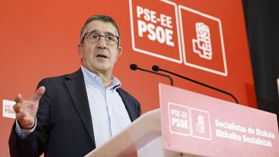 Patxi López, portavoz del Grupo Socialista en el Congreso