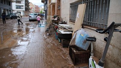 La Ràpita es desperta entre fang i aigua després del fort temporal