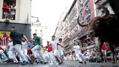 Séptimo encierro de los Sanfermines 2024 - Escuchar ahora