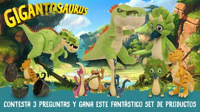 ¡Llévate un lote de productos de Gigantosaurus!