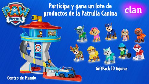 ¡Gana con la Patrulla Canina!