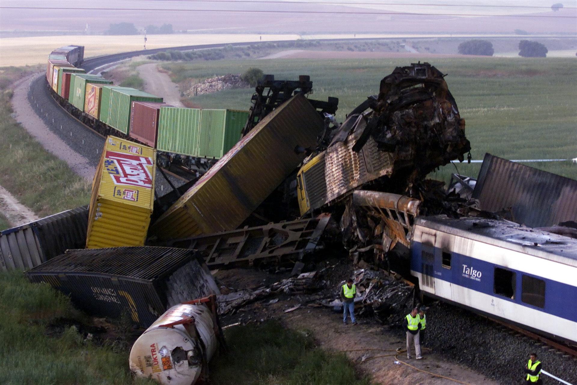 Accidente de Chinchilla en un tramo de v&iacute;a &uacute;nica