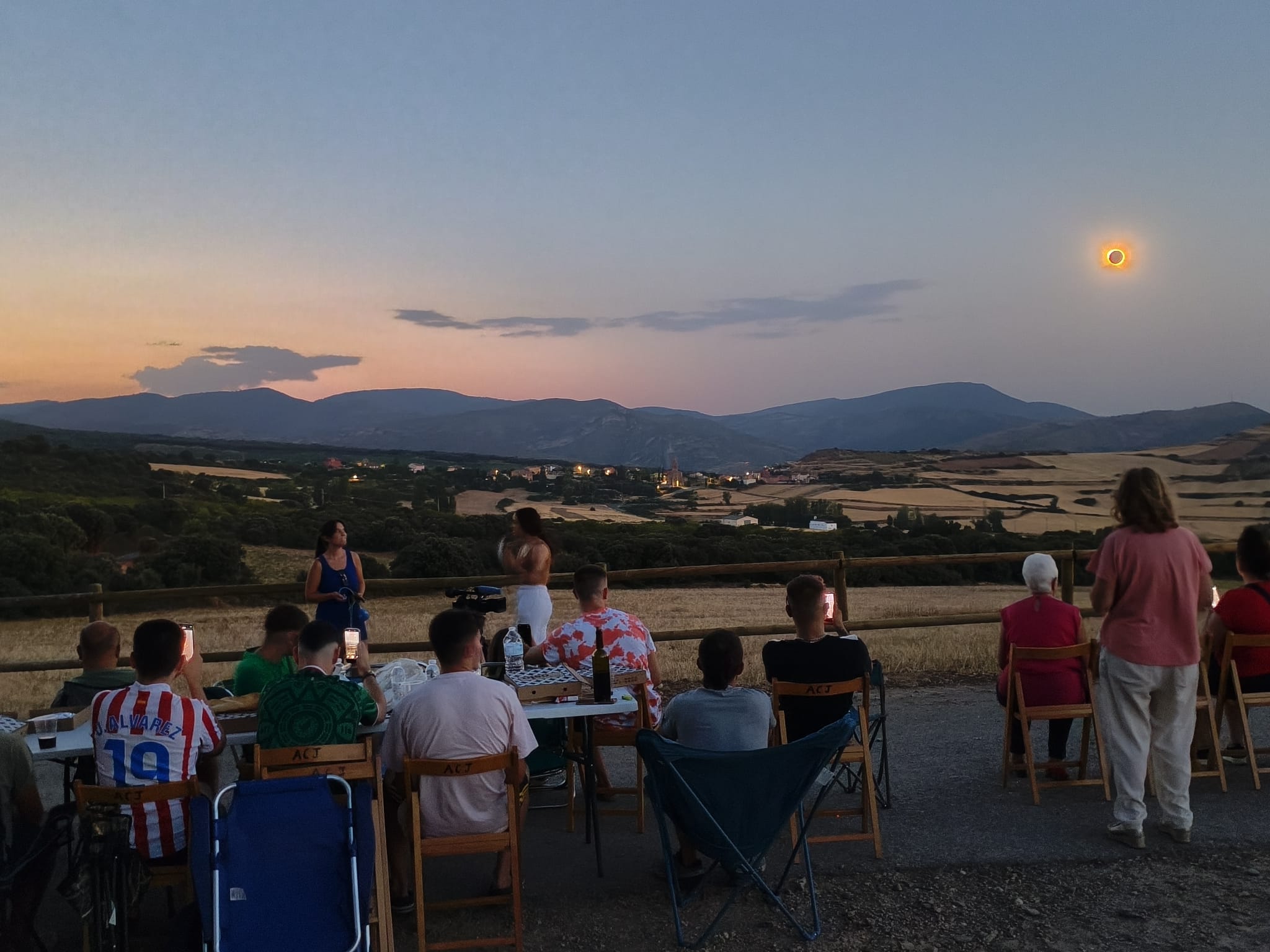 La cobertura de RTVE desde La Rioja.