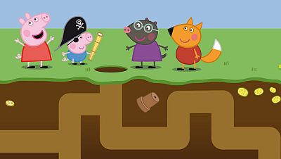 Encuentra el tesoro con Peppa y sus amigos