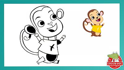 Colorea a Monito