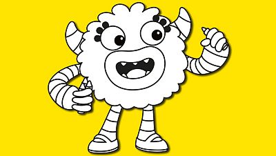 Colorea a Haha con sus pinturas