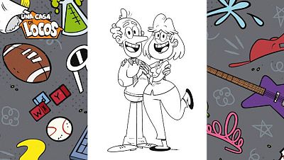 Colorea al matrimonio Loud