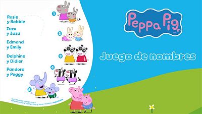 La familia Pig crece - Juego de nombres