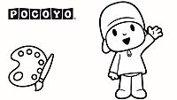 Colorea a Pocoyó
