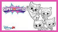 Colorea a los Superkitties