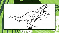 Colorea a Gigantosaurus