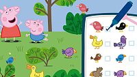 Encuentra los pajaritos con Peppa