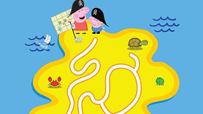 El laberinto del tesoro de Peppa