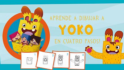 ¡Aprende a dibujar a Yoko en 4 pasos!