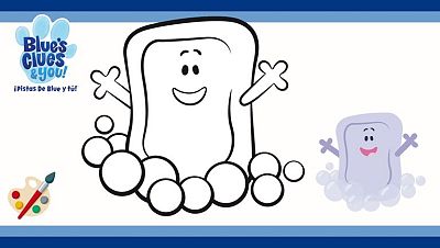 Colorea a la Pastilla de jabón de Blue