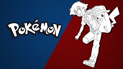 Colorea Pokémon XY - Ash con Pikachu