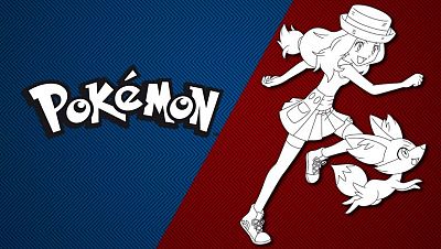 Colorea Pokémon XY - Serena con Fennekin