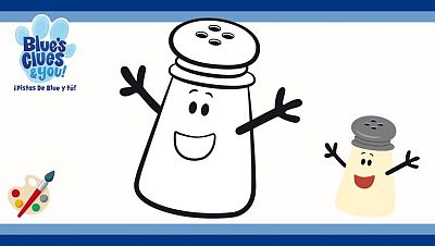 Colorea al Salero de Blue