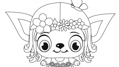 Colorea a los Smighties: Leyla