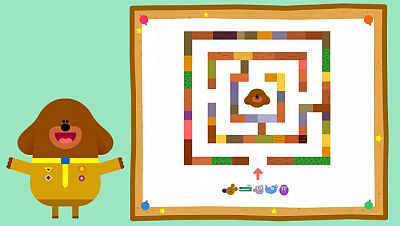 Duggee perdido en el laberinto