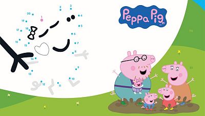 Familia Pig crece - Une los puntos y conoce al bebé